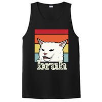 Funny Meme Saying Bruh With Cat Greetings Ns PosiCharge Competitor Tank