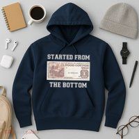 Funny Meme Started From Bottom Food Stamp Coupon Hoodie