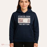 Funny Meme Started From Bottom Food Stamp Coupon Hoodie