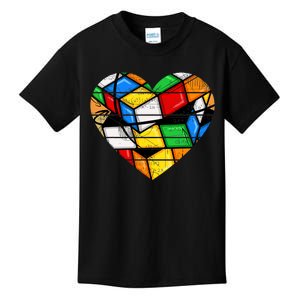 Funny Math Speed Cubing Puzzle Lover Cube Kids T-Shirt