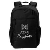 Funny Math Stay Positive Absolute Value Mathematics Algebra Daily Commute Backpack