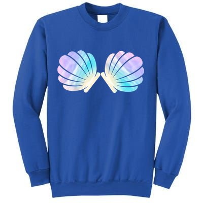 Funny Mermaid Shell Costume Gift Sweatshirt