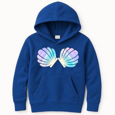Funny Mermaid Shell Costume Gift Kids Hoodie