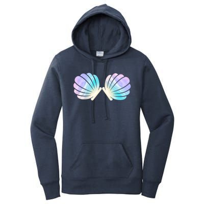 Funny Mermaid Shell Costume Gift Women's Pullover Hoodie