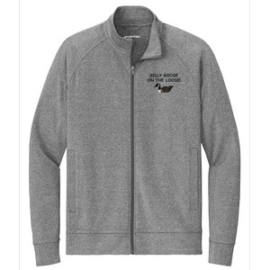 Funny Meme Silly Goose On The Loose Joke Stretch Full-Zip Cadet Jacket