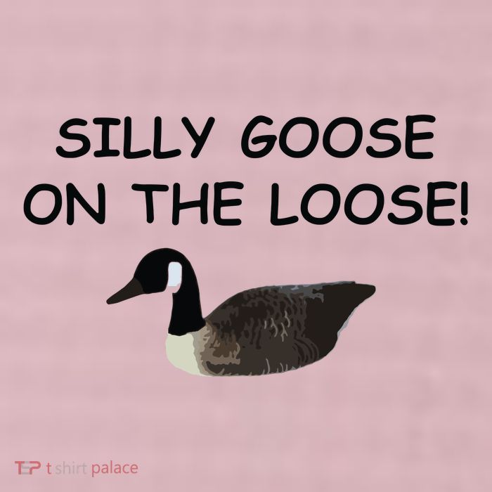 Funny Meme Silly Goose On The Loose Joke 25L Jumbo Tote