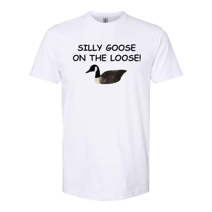 Funny Meme Silly Goose On The Loose Joke Softstyle CVC T-Shirt