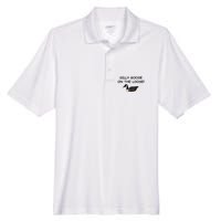 Funny Meme Silly Goose On The Loose Joke Men's Origin Performance Pique Polo