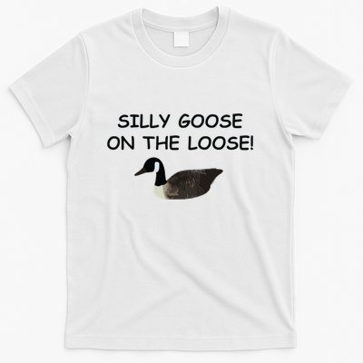 Funny Meme Silly Goose On The Loose Joke T-Shirt