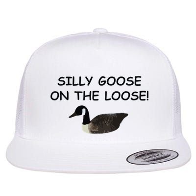 Funny Meme Silly Goose On The Loose Joke Flatbill Hat