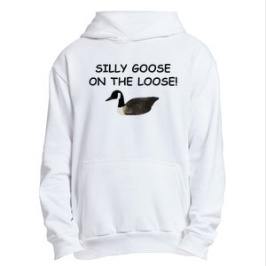 Funny Meme Silly Goose On The Loose Joke Urban Pullover Hoodie