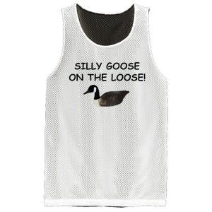 Funny Meme Silly Goose On The Loose Joke Mesh Reversible Basketball Jersey Tank