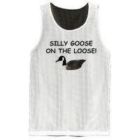 Funny Meme Silly Goose On The Loose Joke Mesh Reversible Basketball Jersey Tank