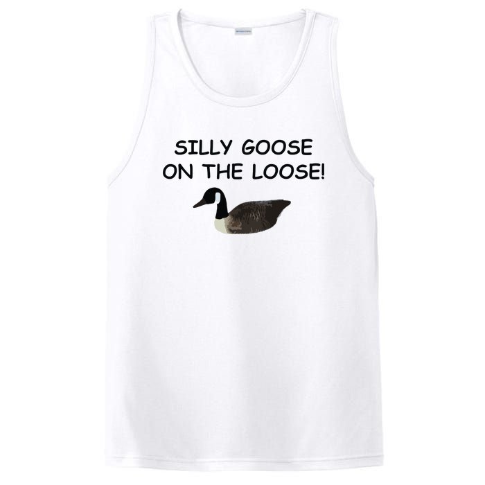 Funny Meme Silly Goose On The Loose Joke PosiCharge Competitor Tank