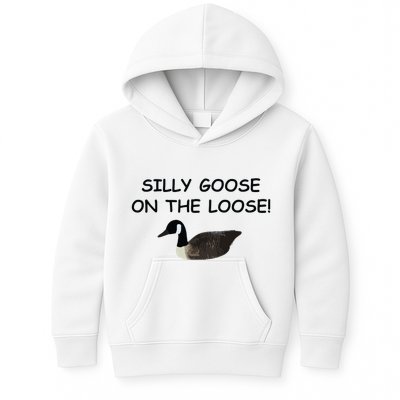Funny Meme Silly Goose On The Loose Joke Kids Hoodie