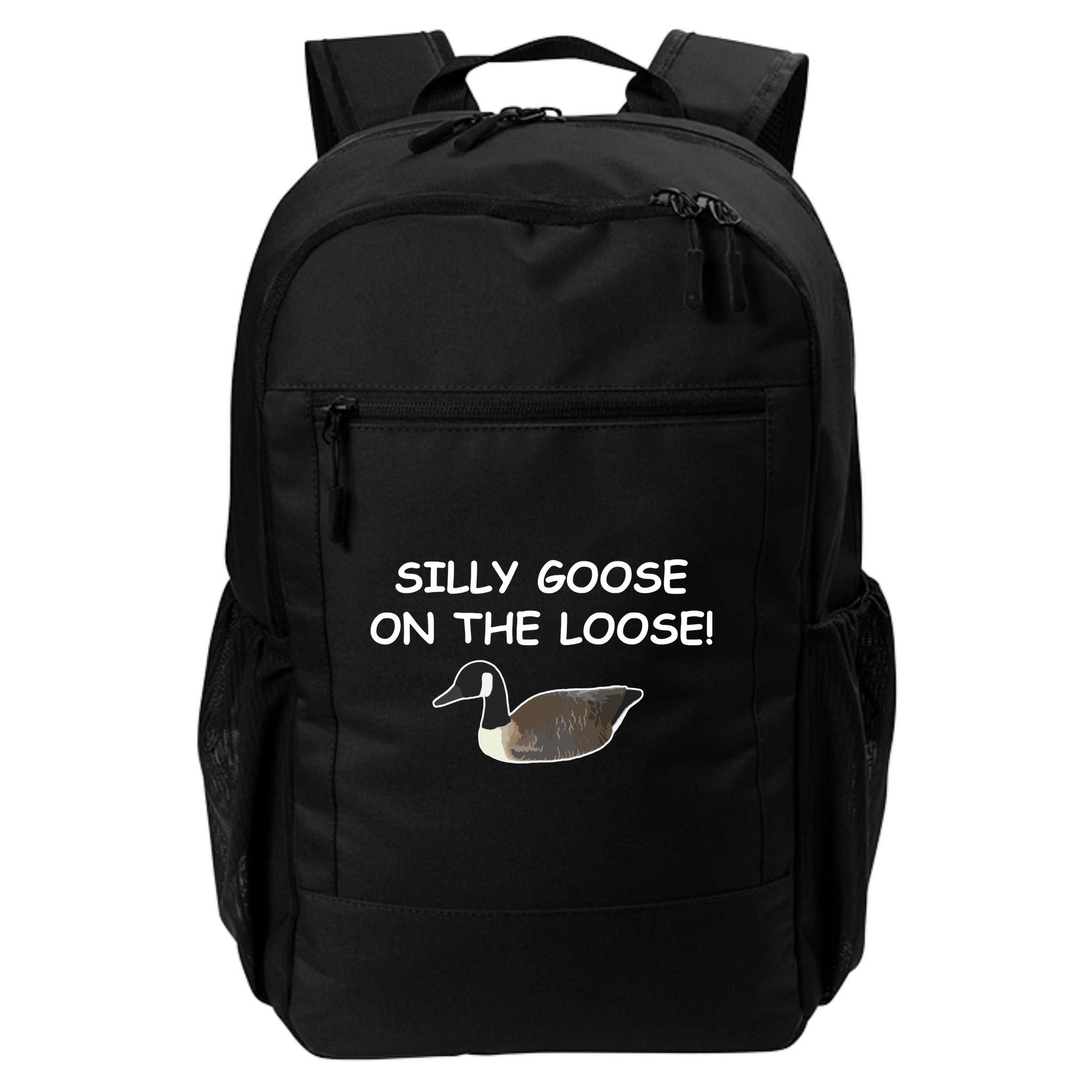 Funny Meme Silly Goose On The Loose Joke Backpack