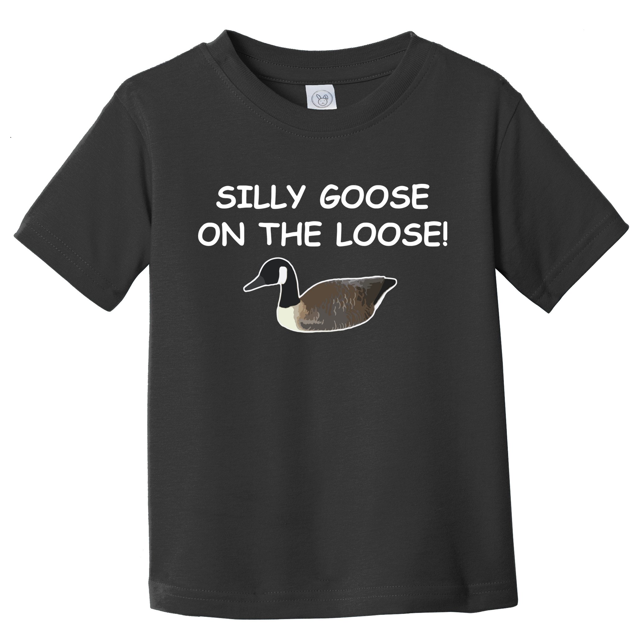 Funny Meme Silly Goose On The Loose Joke Toddler T-Shirt