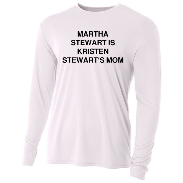 Funny Mom Shirt Martha Stewart Kristen Stewart's Mom Cooling Performance Long Sleeve Crew