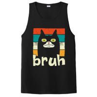 Funny Meme Saying Bruh With Cat Greetings Teens PosiCharge Competitor Tank