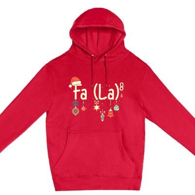 Funny Math Santa Christmas FA (LA)8 For Math Teacher Xmas Premium Pullover Hoodie