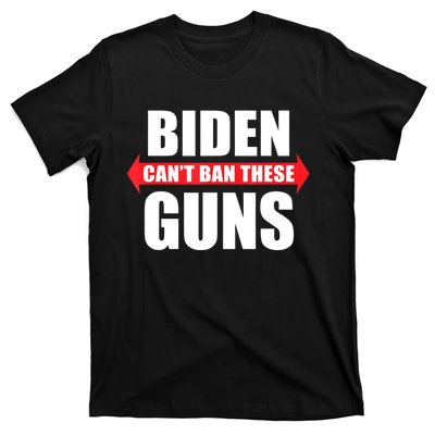 Funny Muscle Shirt Biden Can't Ban These Guns Anti Biden T-Shirt