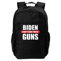 Funny Muscle Shirt Biden Can't Ban These Guns Anti Biden Daily Commute Backpack