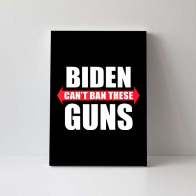 Funny Muscle Shirt Biden Can't Ban These Guns Anti Biden Canvas