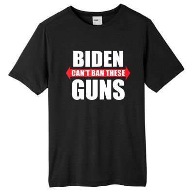 Funny Muscle Shirt Biden Can't Ban These Guns Anti Biden Tall Fusion ChromaSoft Performance T-Shirt