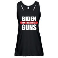 Funny Muscle Shirt Biden Can't Ban These Guns Anti Biden Ladies Essential Flowy Tank