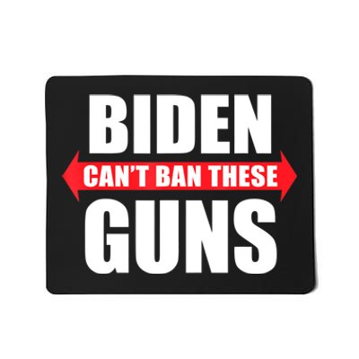 Funny Muscle Shirt Biden Can't Ban These Guns Anti Biden Mousepad