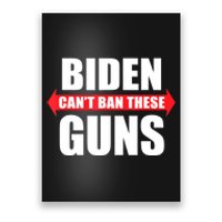 Funny Muscle Shirt Biden Can't Ban These Guns Anti Biden Poster