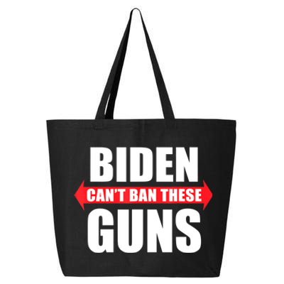 Funny Muscle Shirt Biden Can't Ban These Guns Anti Biden 25L Jumbo Tote