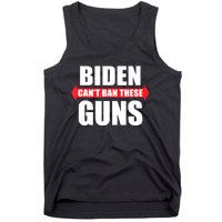 Funny Muscle Shirt Biden Can't Ban These Guns Anti Biden Tank Top