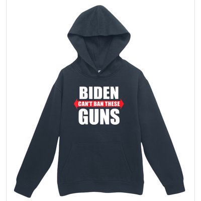 Funny Muscle Shirt Biden Can't Ban These Guns Anti Biden Urban Pullover Hoodie