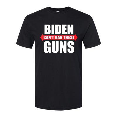 Funny Muscle Shirt Biden Can't Ban These Guns Anti Biden Softstyle CVC T-Shirt