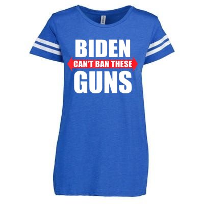 Funny Muscle Shirt Biden Can't Ban These Guns Anti Biden Enza Ladies Jersey Football T-Shirt