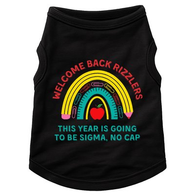 Funny Middle School Teacher Back To School Gen Alpha Slang Doggie Tank