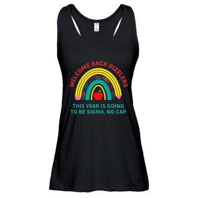 Funny Middle School Teacher Back To School Gen Alpha Slang Ladies Essential Flowy Tank