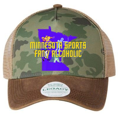 Funny Minnesota Sports Fan Alcoholic Fun Gift Idea Legacy Tie Dye Trucker Hat