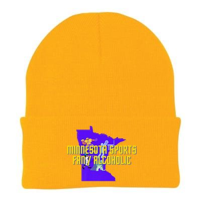 Funny Minnesota Sports Fan Alcoholic Fun Gift Idea Knit Cap Winter Beanie