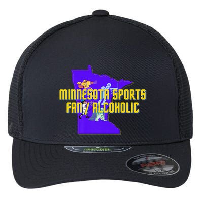 Funny Minnesota Sports Fan Alcoholic Fun Gift Idea Flexfit Unipanel Trucker Cap