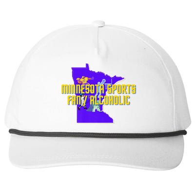 Funny Minnesota Sports Fan Alcoholic Fun Gift Idea Snapback Five-Panel Rope Hat