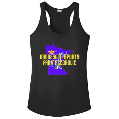 Funny Minnesota Sports Fan Alcoholic Fun Gift Idea Ladies PosiCharge Competitor Racerback Tank