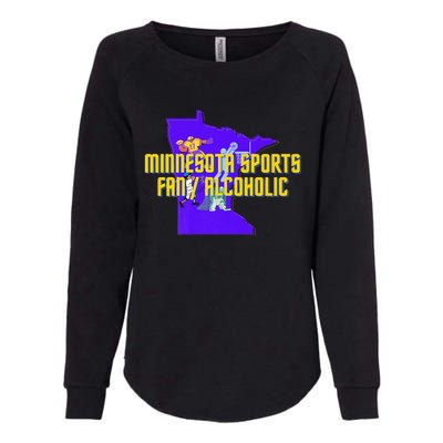 Funny Minnesota Sports Fan Alcoholic Fun Gift Idea Womens California Wash Sweatshirt