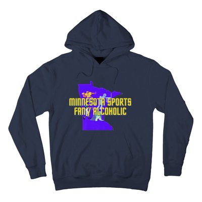 Funny Minnesota Sports Fan Alcoholic Fun Gift Idea Hoodie