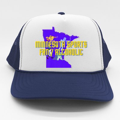 Funny Minnesota Sports Fan Alcoholic Fun Gift Idea Trucker Hat