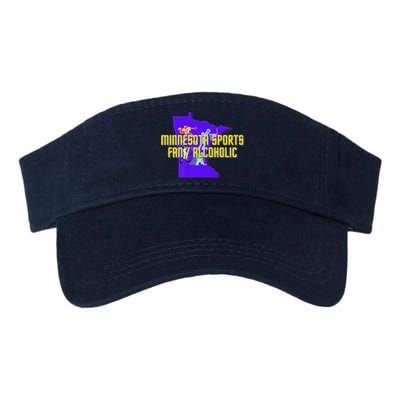 Funny Minnesota Sports Fan Alcoholic Fun Gift Idea Valucap Bio-Washed Visor