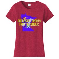 Funny Minnesota Sports Fan Alcoholic Fun Gift Idea Women's T-Shirt