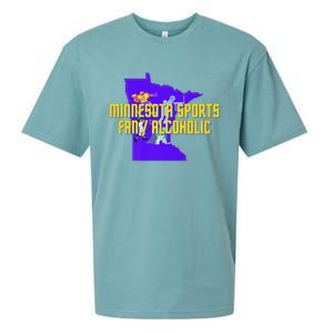 Funny Minnesota Sports Fan Alcoholic Fun Gift Idea Sueded Cloud Jersey T-Shirt