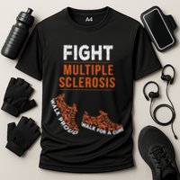 Fight Multiple Sclerosis Ms Awareness Warrior Ribbon Performance Shirt